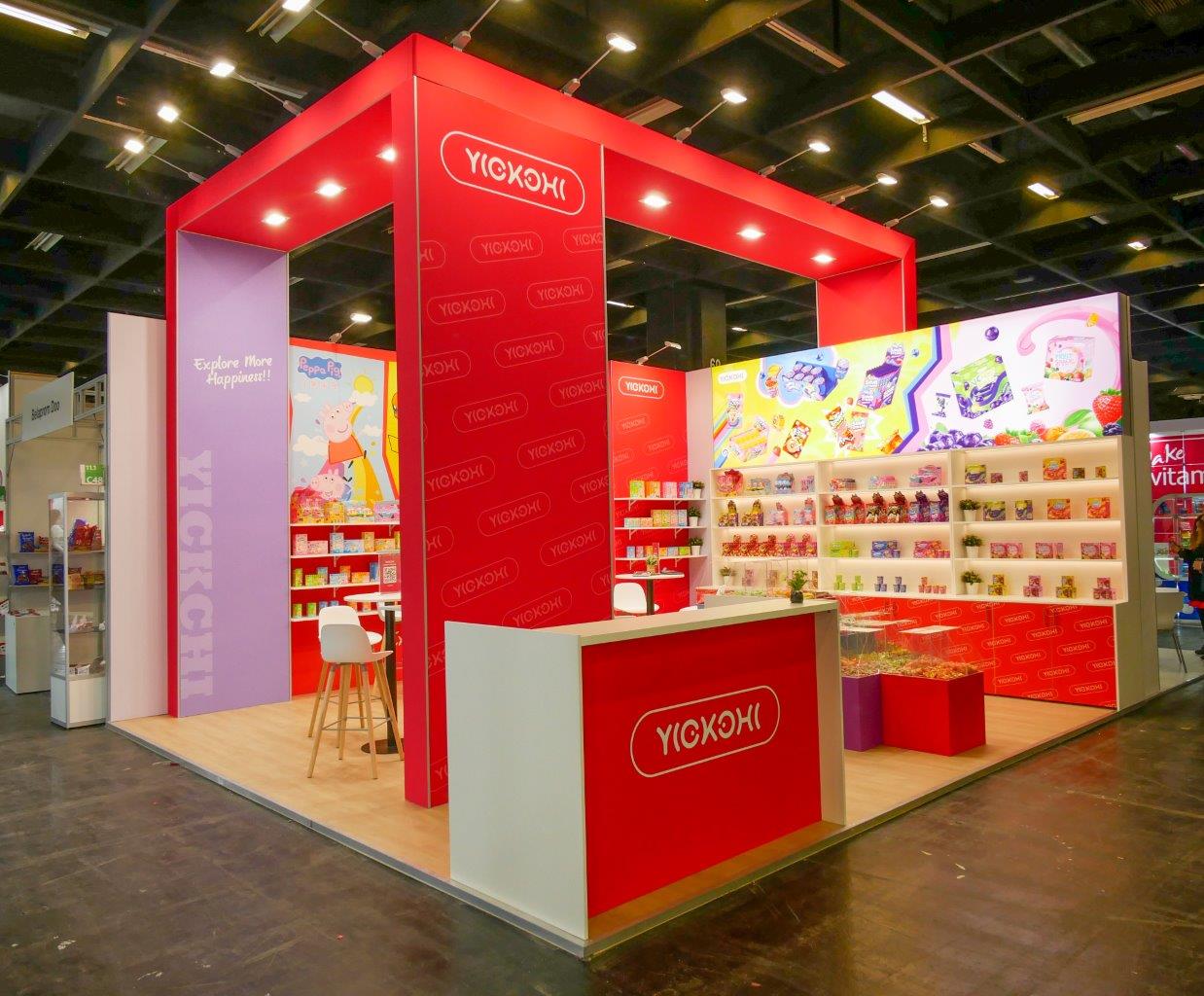 Beursstand ISM / ProSweets Keulen